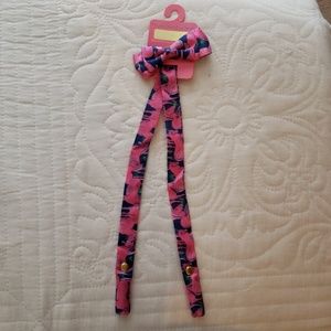 Simply Southern preppy sunglass strap pink zebra